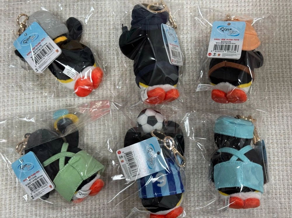 (새상품) 핑구 인더시티 인형 키링 10cm 이미지