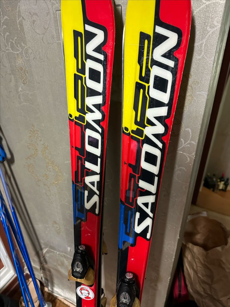 살로몬 l140 주니어 스키 2세트 이미지