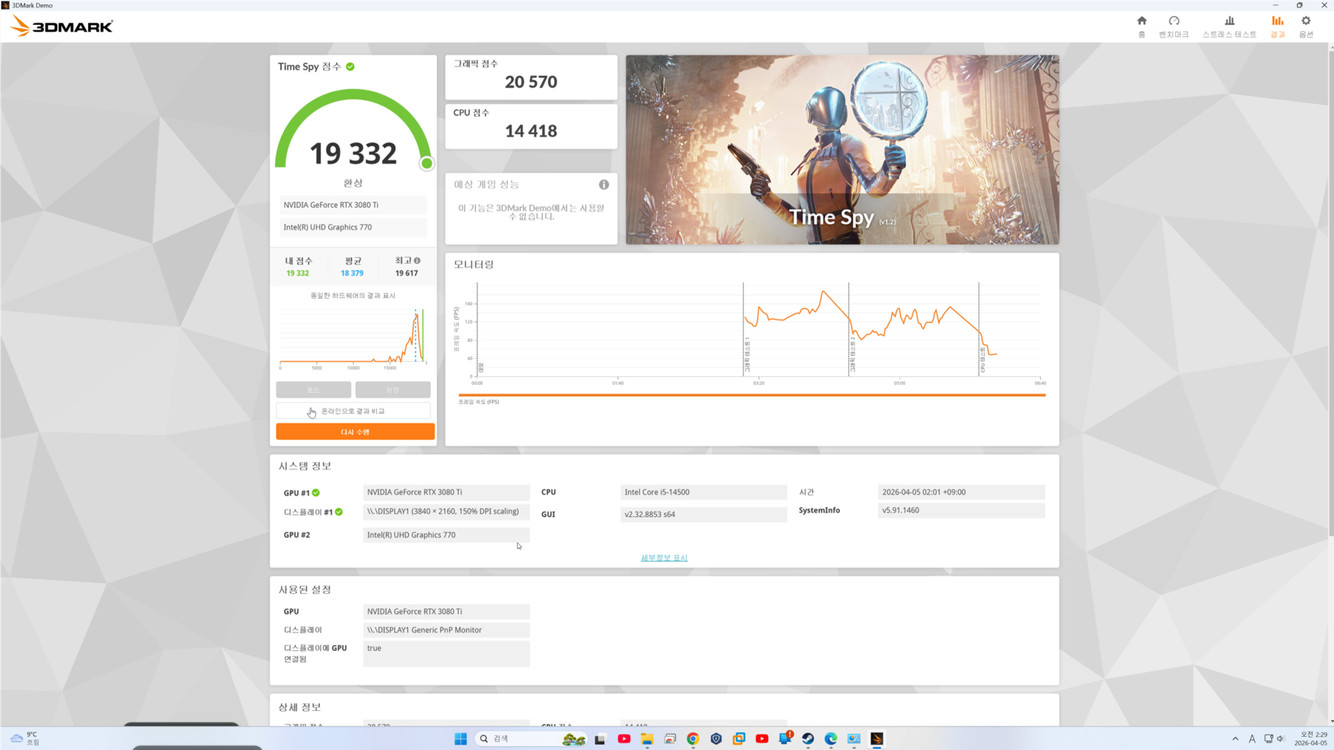 RTX 3080 Ti 그래픽카드 이미지