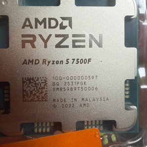 AMD 라이젠5 7500F CPU 이미지