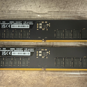 커세어 DDR5 16기가 메모리 두개 이미지