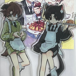 괴담출근 괴출 42님 백사헌 김솔음 아크릴스탠드 이미지