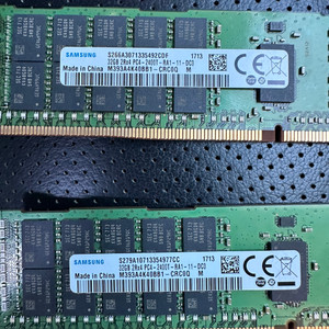 서버용 메모리 램 삼성 ecc ddr4 2400t 32g 두장 일괄 이미지