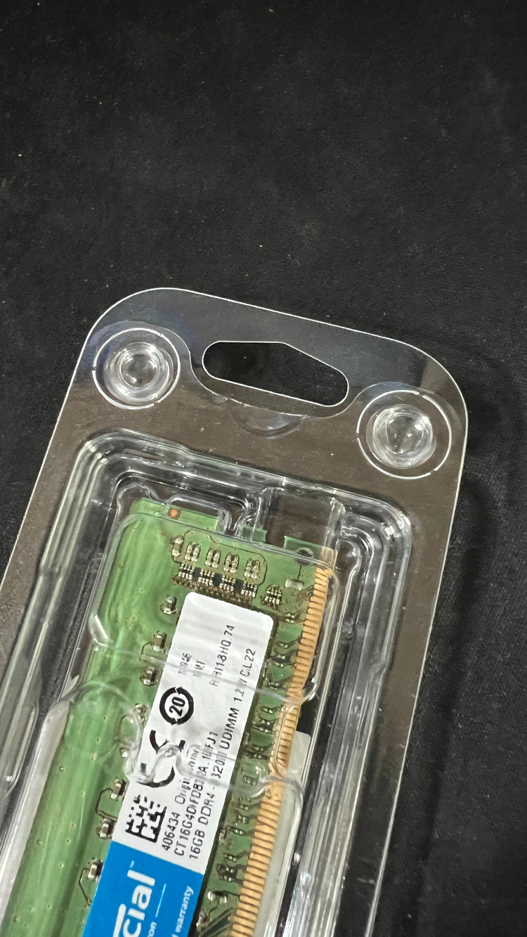 미개봉 대원 CTS 정품 DDR4 16GB 3200Mhz 메모리 라이프타임 워런티 팝니다 이미지