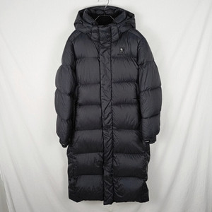 블랙야크/다운 롱 패딩 점퍼 후드 블랙 남90 S/라덴 이미지