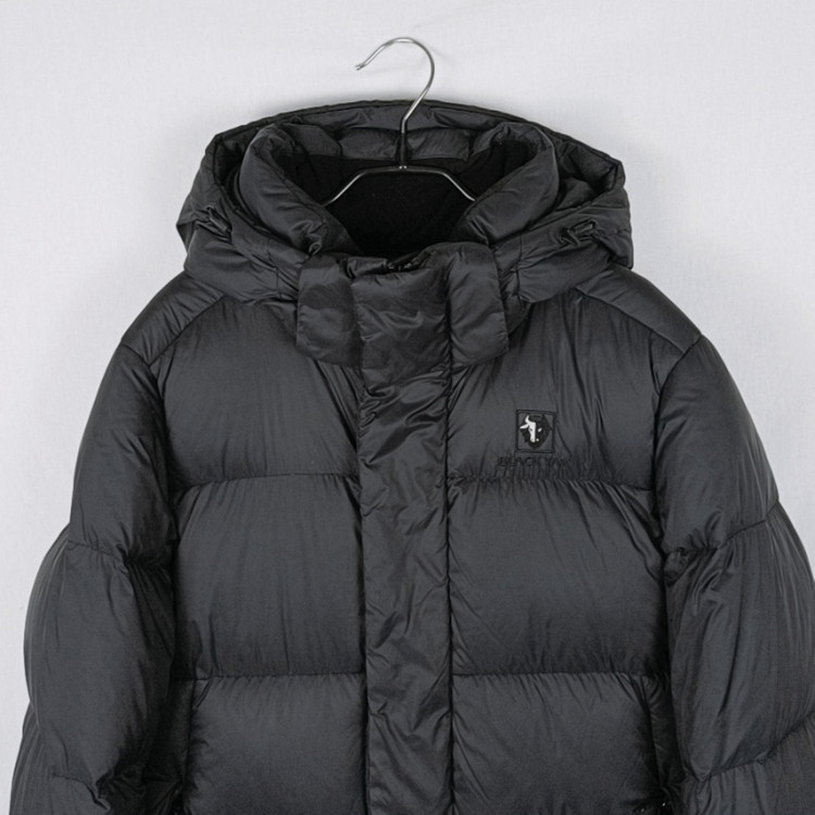 블랙야크/다운 롱 패딩 점퍼 후드 블랙 남90 S/라덴 이미지