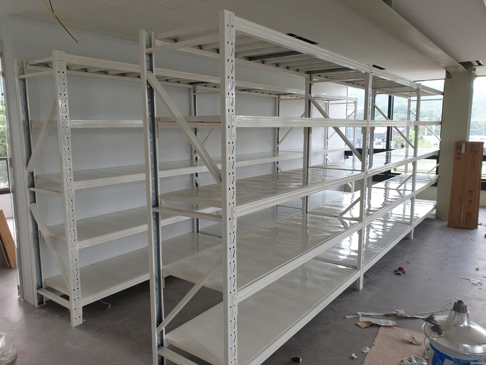 농막용 농사용 농림창고용 철제다이 새제품 무볼트 철제선반 중량랙 이미지