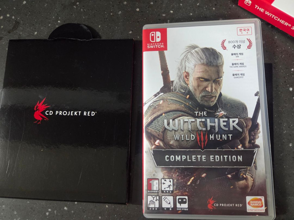 닌텐도스위치 위쳐3컴플리트 예판풀박스 특전포함 이미지