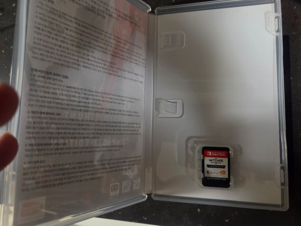 닌텐도스위치 위쳐3컴플리트 예판풀박스 특전포함 이미지