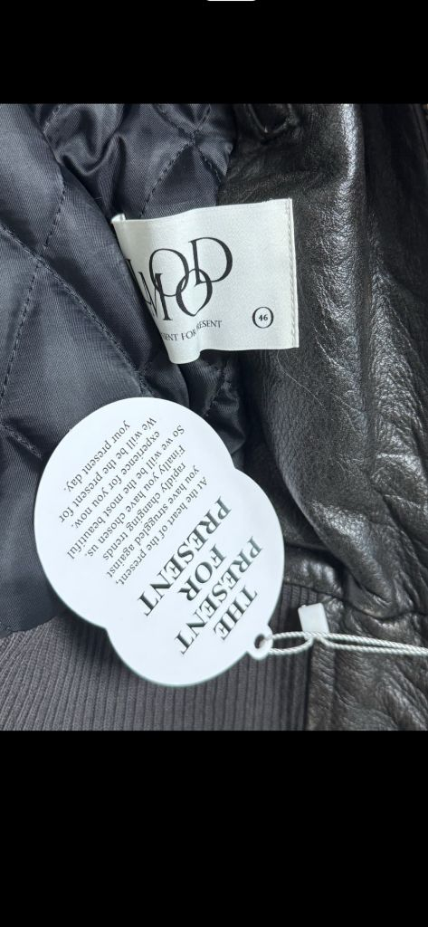 새제품 엘무드 아머 카우하이드 워시드블랙 46 이미지