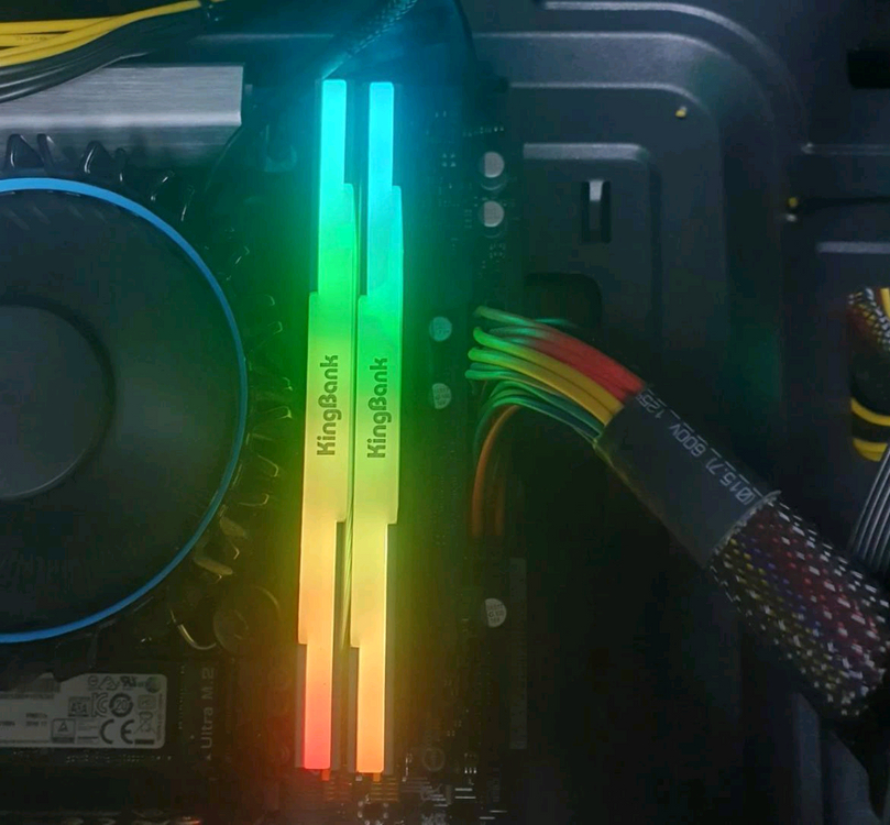 킹뱅크 RGB DDR5 6400 CL32 64GB (32GB x 2) 하이닉스 A다이 이미지