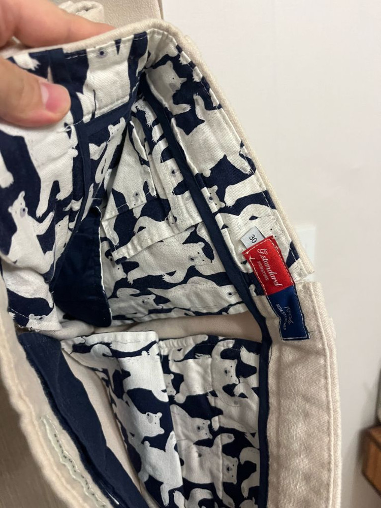 고트 몰스킨 아이보리 코튼 팬츠 31사이즈 이미지