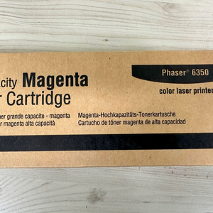 [IT] 제록스, 6350 프린터 카트리지 토너 (106R01144)(정품), 마젠타 이미지