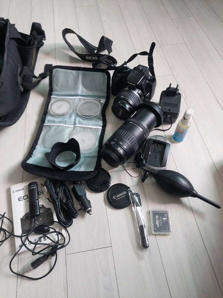 캐논디지텔 D400 DSLR 카메라 세트 이미지