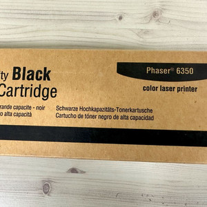 [IT] 제록스, 6350 프린터 카트리지 토너 (106R01144)(정품), 블랙 이미지