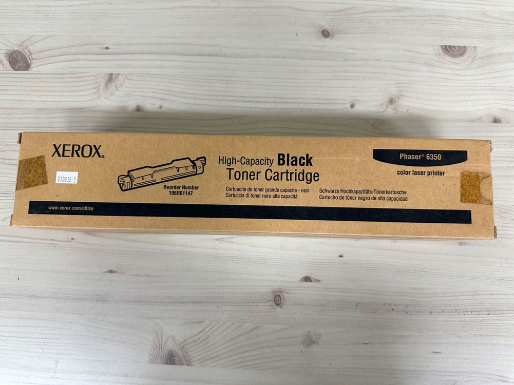 [IT] 제록스, 6350 프린터 카트리지 토너 (106R01144)(정품), 블랙 이미지