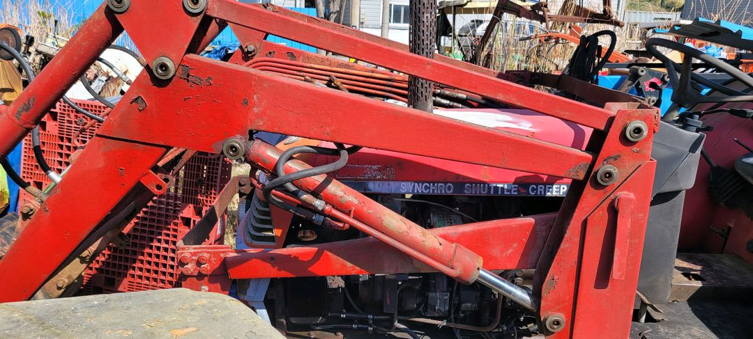 국제 43마력 트랙터 트렉트 트랙타 트렉터 트랙트 로더 본기 로터리 일발시동 엔진상태좋음 이미지