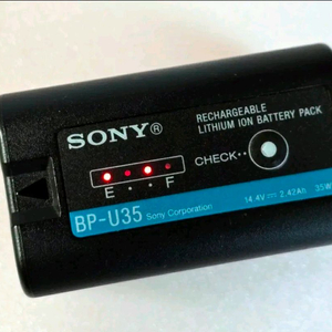 소니(Sony) 캠코더 BP-U35 충전식 리튬 이온 배터리 팩 이미지