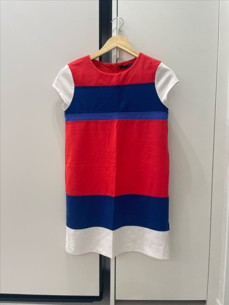 타미힐피거 배색 원피스 XL 이미지