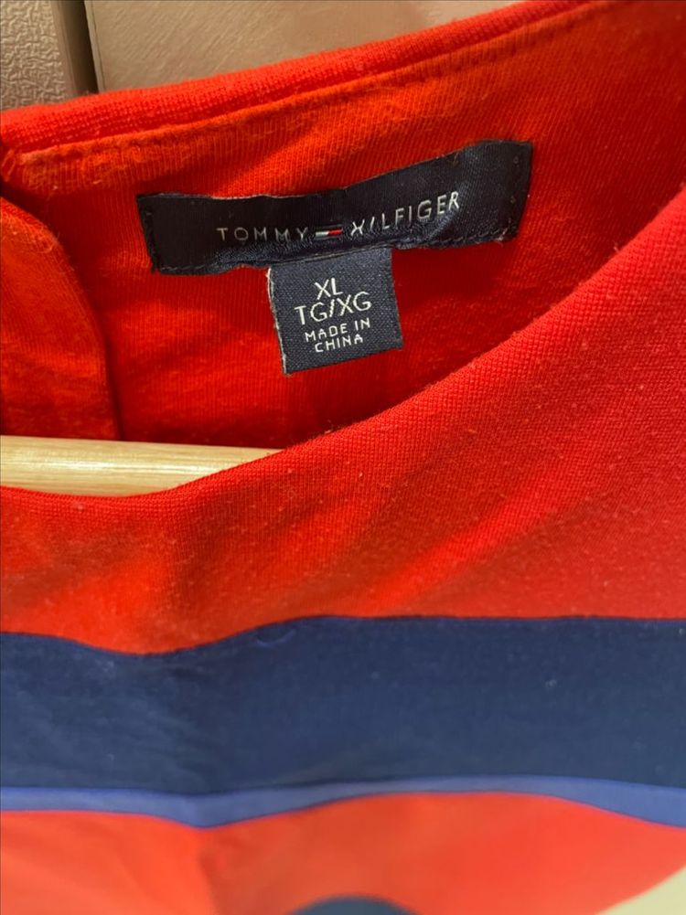타미힐피거 배색 원피스 XL 이미지
