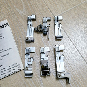 가정용 오버록 노루발 6종 새상품 이미지