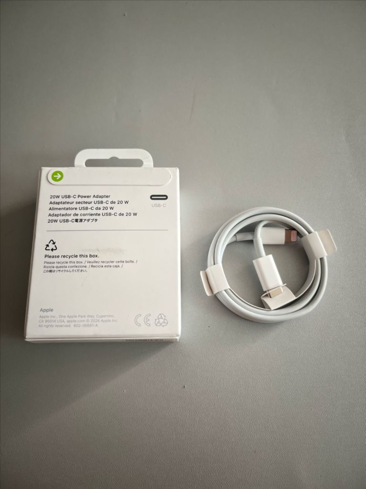 애플 정품 어댑터 및 c to 라이트닝(8핀)케이블ㅅ 이미지