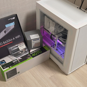 [좋은 키보드 증정] 고사양 게이밍 컴퓨터 라이젠9-7900, RTX4070, 삼성32램 이미지