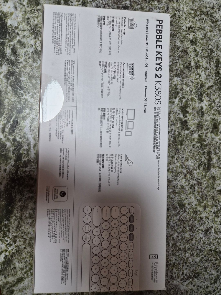 로지텍 무선 스마트키보드 K380s 이미지