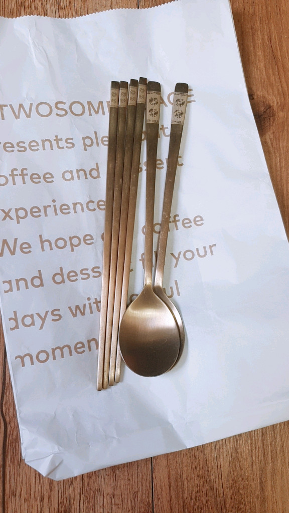 방짜유기 2인 수저세트 이미지