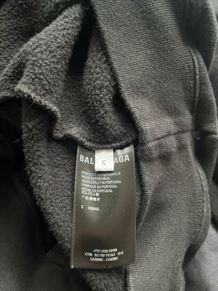 발렌시아가 21SS 스마일 드립 로고 후드티 (S사이즈) 이미지