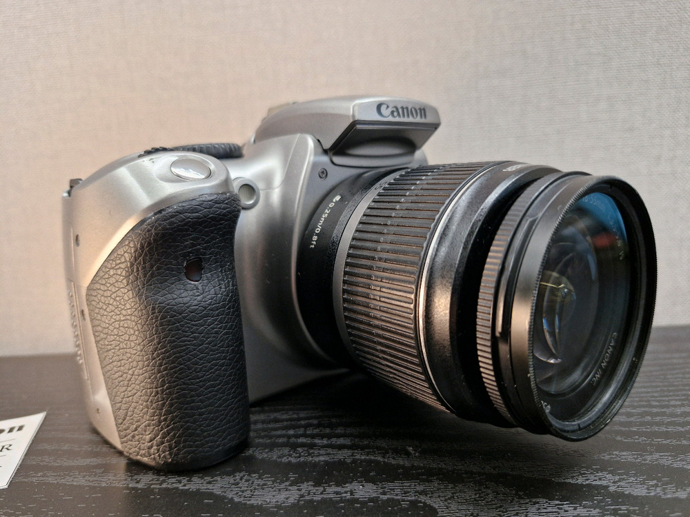 캐논 eos 300d dslr 카메라 +EF-S 18-55mm is 렌즈 이미지
