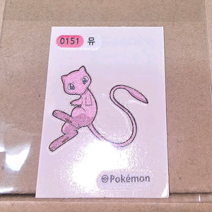 포켓몬스터 띠부씰 뮤 이미지