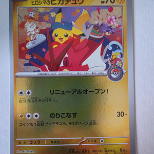 포켓몬카드 히로시마 피카츄 앨범용 이미지
