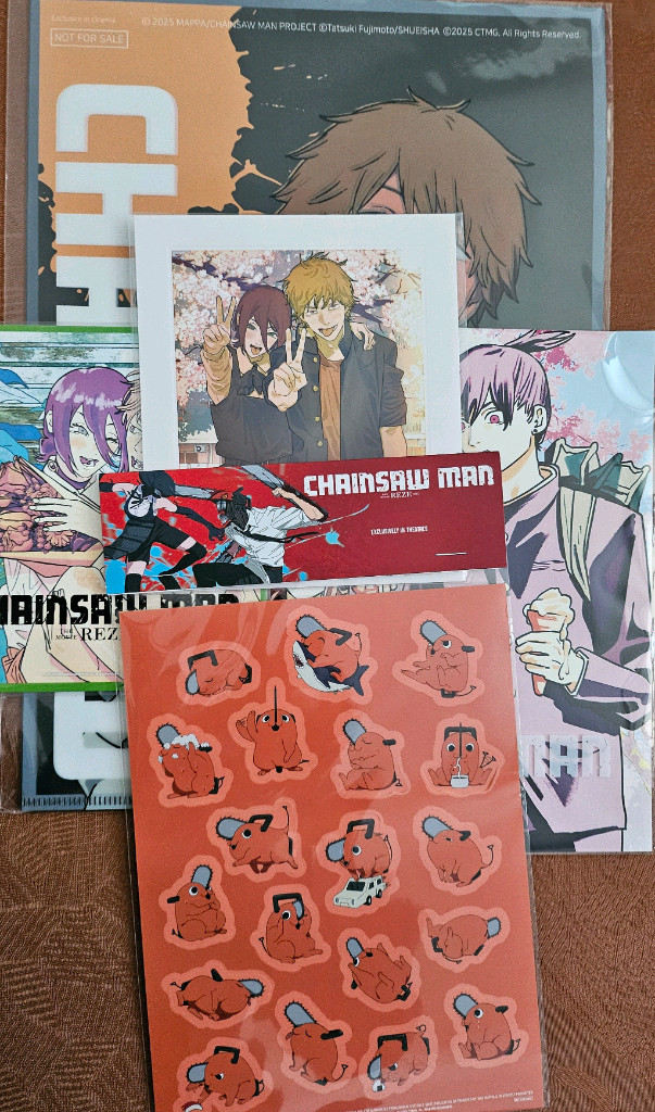 체인소맨 굿즈 & 특전 팝니다. 이미지