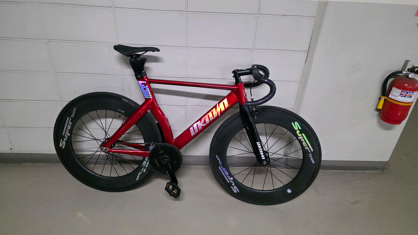 언노운 lv3 리플렉티드 레드+리볼트88카본휠 팝니다. 이미지