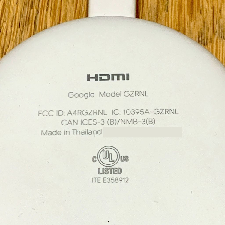 구글 크롬캐스트 4세대 4K (GZRNL) 이미지