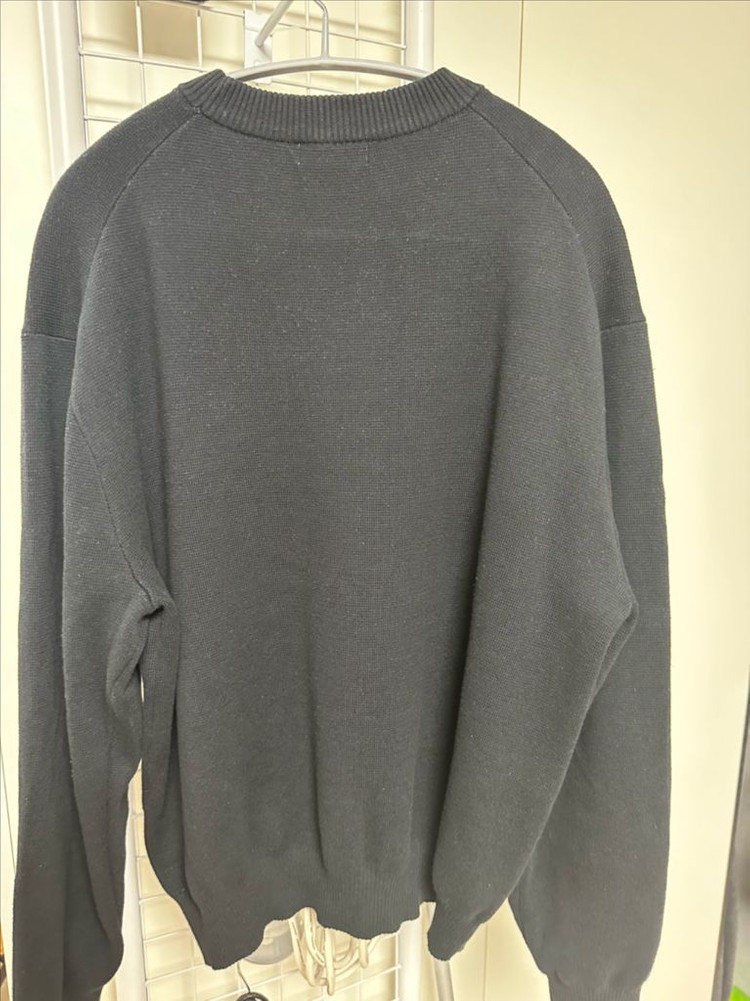 [더니트컴퍼니] 워셔블 코튼 크루넥 니트 (블랙, m사이즈) 이미지