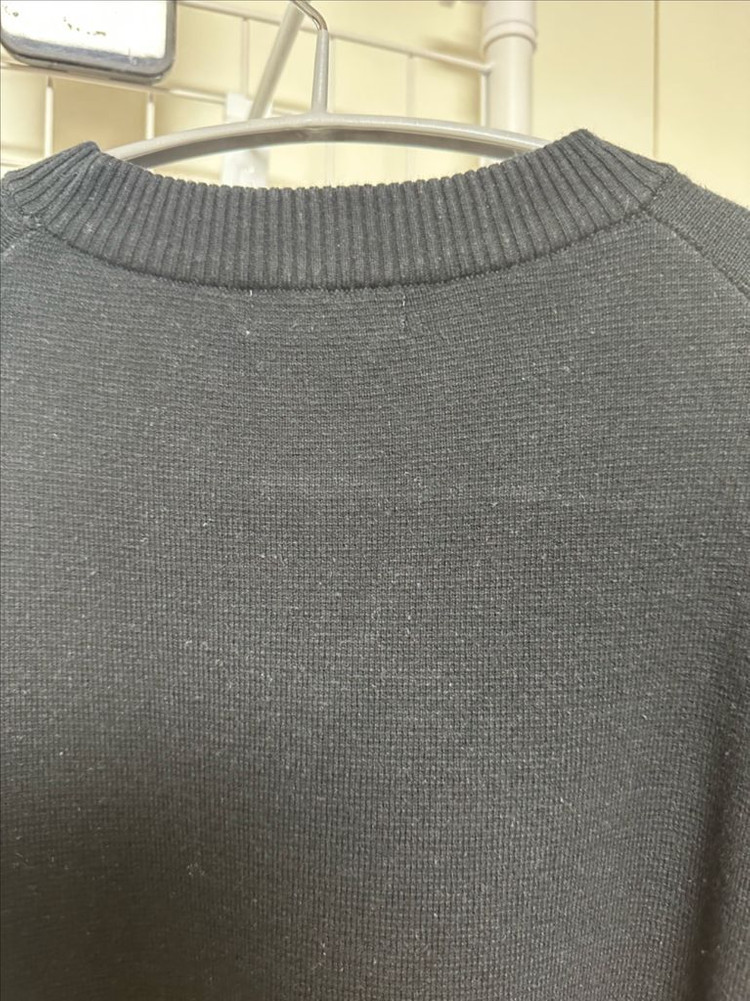 [더니트컴퍼니] 워셔블 코튼 크루넥 니트 (블랙, m사이즈) 이미지