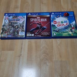 PS4 플스4 마블 스파이더맨 , 드래곤 퀘스트 11, 뉴 모두의 골프 이미지