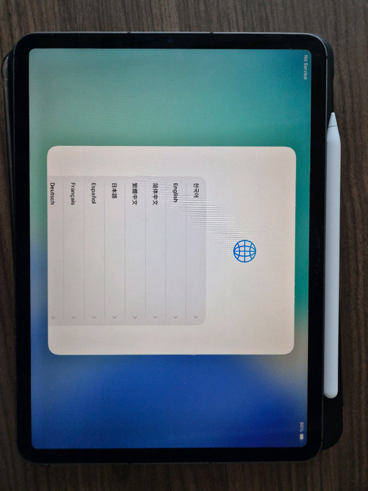 액정깨진 아이패드 프로 11 3세대 셀롤러 128 이미지