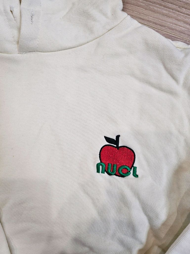 누클키즈 화이트 후드티 120사이즈 이미지
