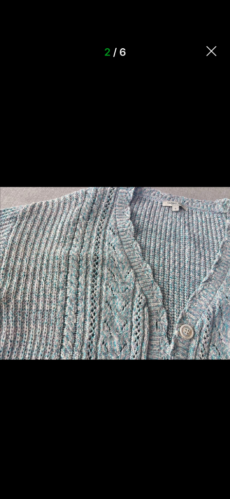 써스데이아일랜드 테입사 케이블 니트 가디건 (T252MCD134W) 이미지