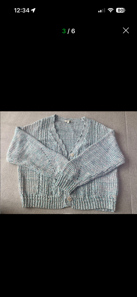 써스데이아일랜드 테입사 케이블 니트 가디건 (T252MCD134W) 이미지