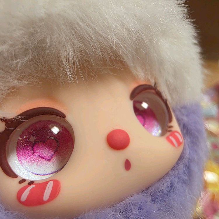 베이비쓰리 릴라의 정원 키링 하트눈 토끼 인형 새상품. 이미지