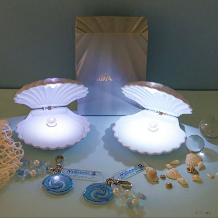 [디즈니/모아나] 모아나 조개 케이스 & 키링 굿즈 (미사용) 이미지