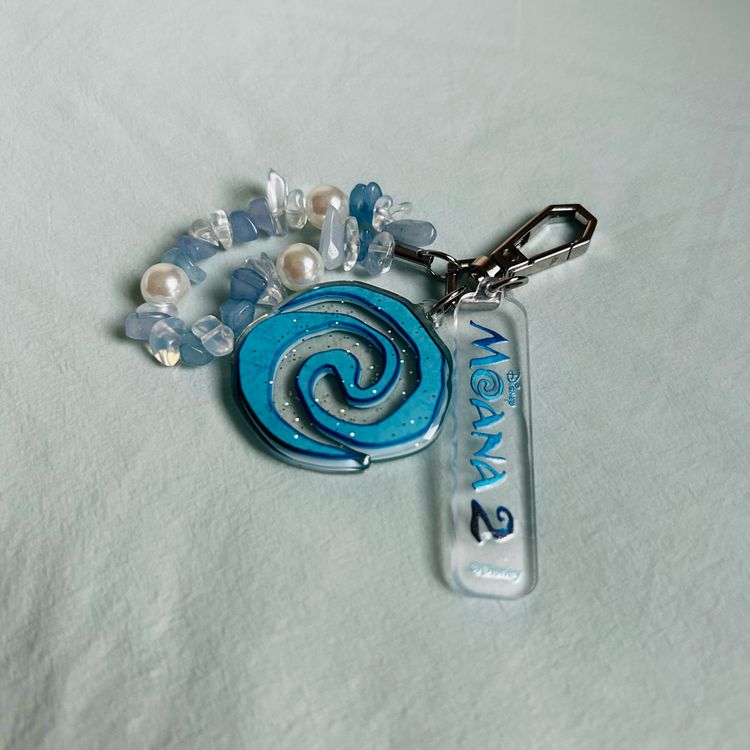 [디즈니/모아나] 모아나 조개 케이스 & 키링 굿즈 (미사용) 이미지