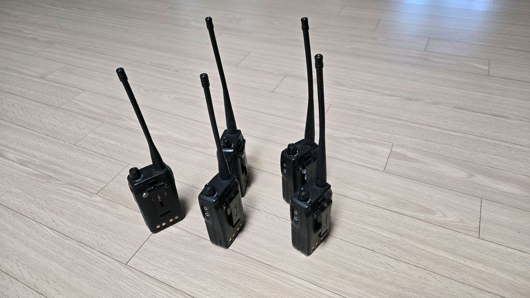 무전기 5대 DASOLTECH DL-76L 이미지