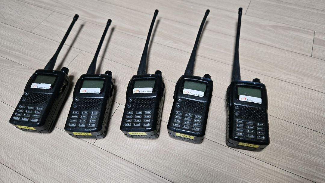 무전기 5대 DASOLTECH DL-76L 이미지