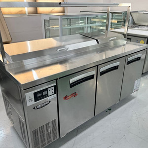 라셀르 토핑냉장고 1800 간냉식 올스텐 업소용 lpt-1834r 브런치 샐러드 피자 카페 작업대 밧드 바트 이미지