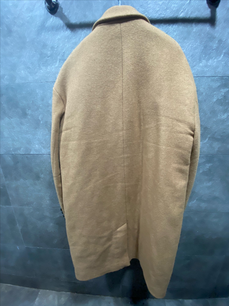 남성 미착용 새제품 카멜 누빔 코트 100 사이즈 자켓 이미지